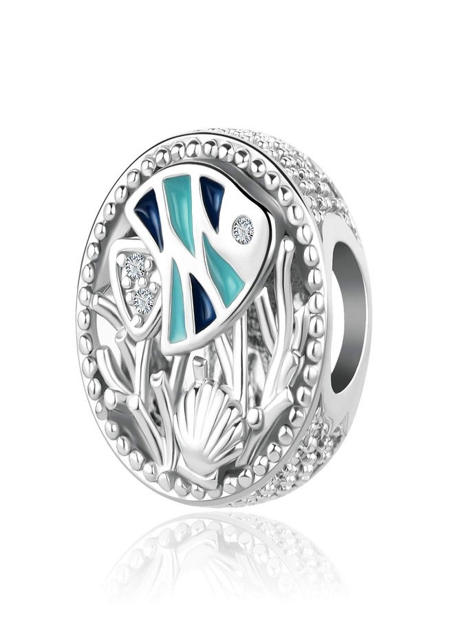 TGLS Women Wonderful Ocean Underwater World Fish Charm Beads Compatible With Pandora Charms Bracelets